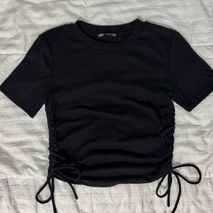 Zara Black Basic Tee
